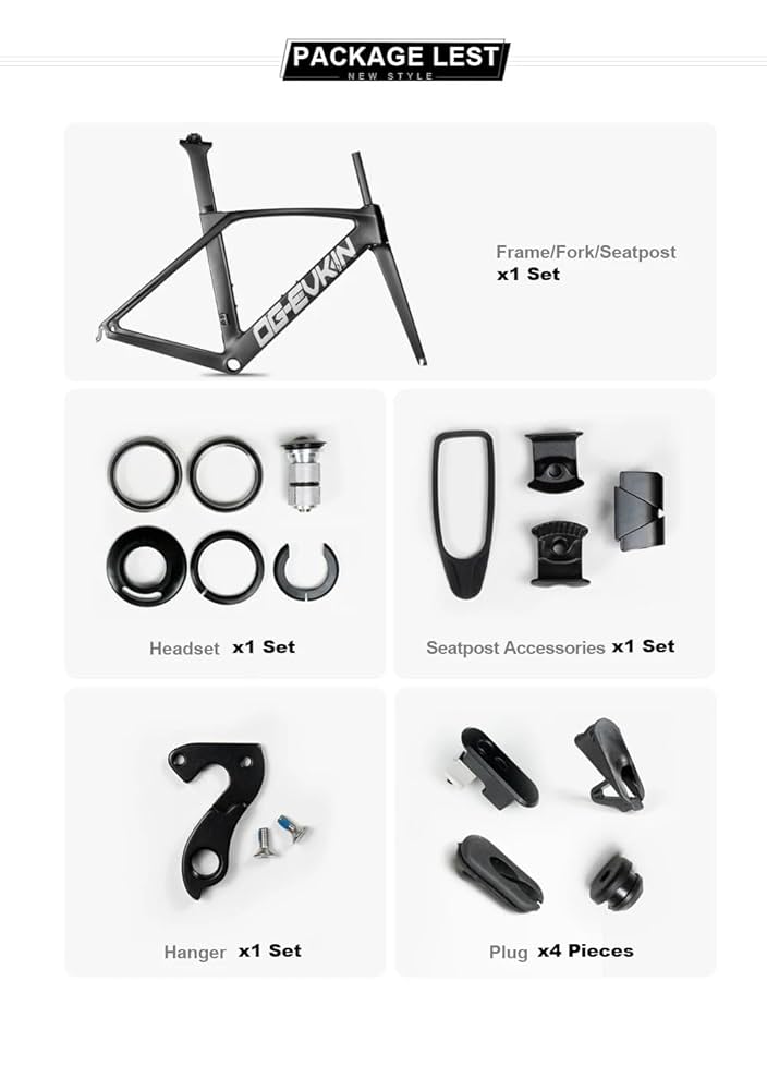 OG-EVKIN UPBEAT カーボンロードバイクフレーム Amazon | OG-EVKIN エアロロード カーボンロードバイクフレーム